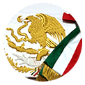 Venta de bandera de México bordada