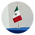 Venta de bandera de México para escritorio