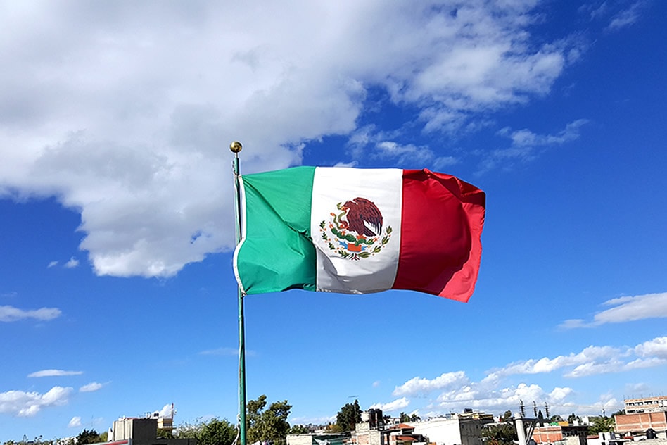 venta de bandera de México para exterior